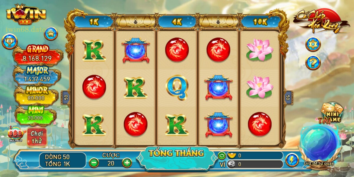 Giới Thiệu Về Slot Game Cá Chép Hóa Rồng Tại Iwin68